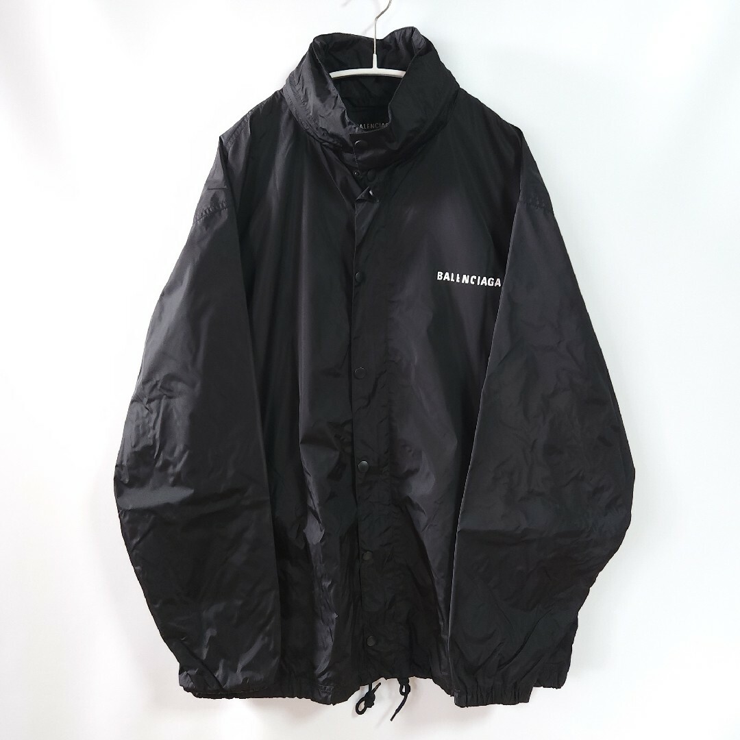 【極美品】BALENCIAGA バレンシアガ　90sロゴナイロンジャケット