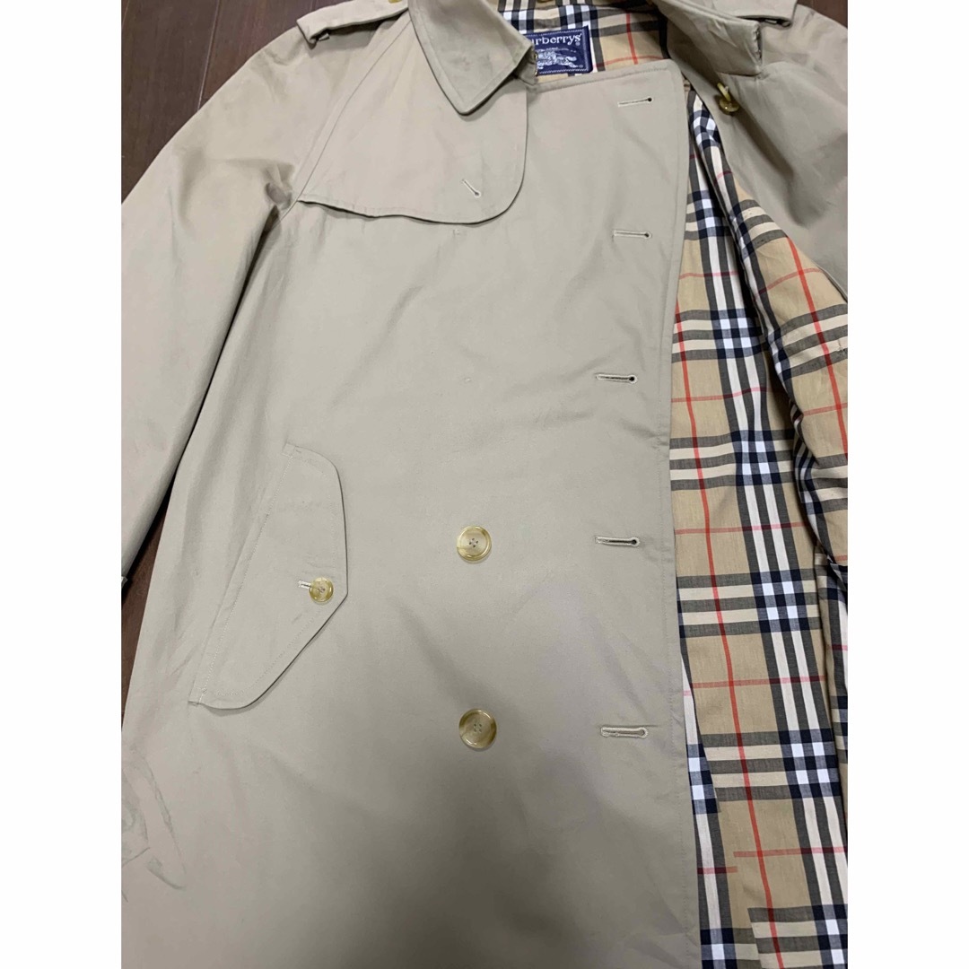 BURBERRY(バーバリー)の希少！バーバリー　トレンチコート　ダブル　2枚襟　着脱ライナー　3way カーキ メンズのジャケット/アウター(トレンチコート)の商品写真