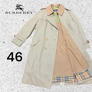 バーバリー(BURBERRY)の希少！バーバリー　トレンチコート　ダブル　2枚襟　着脱ライナー　3way カーキ(トレンチコート)