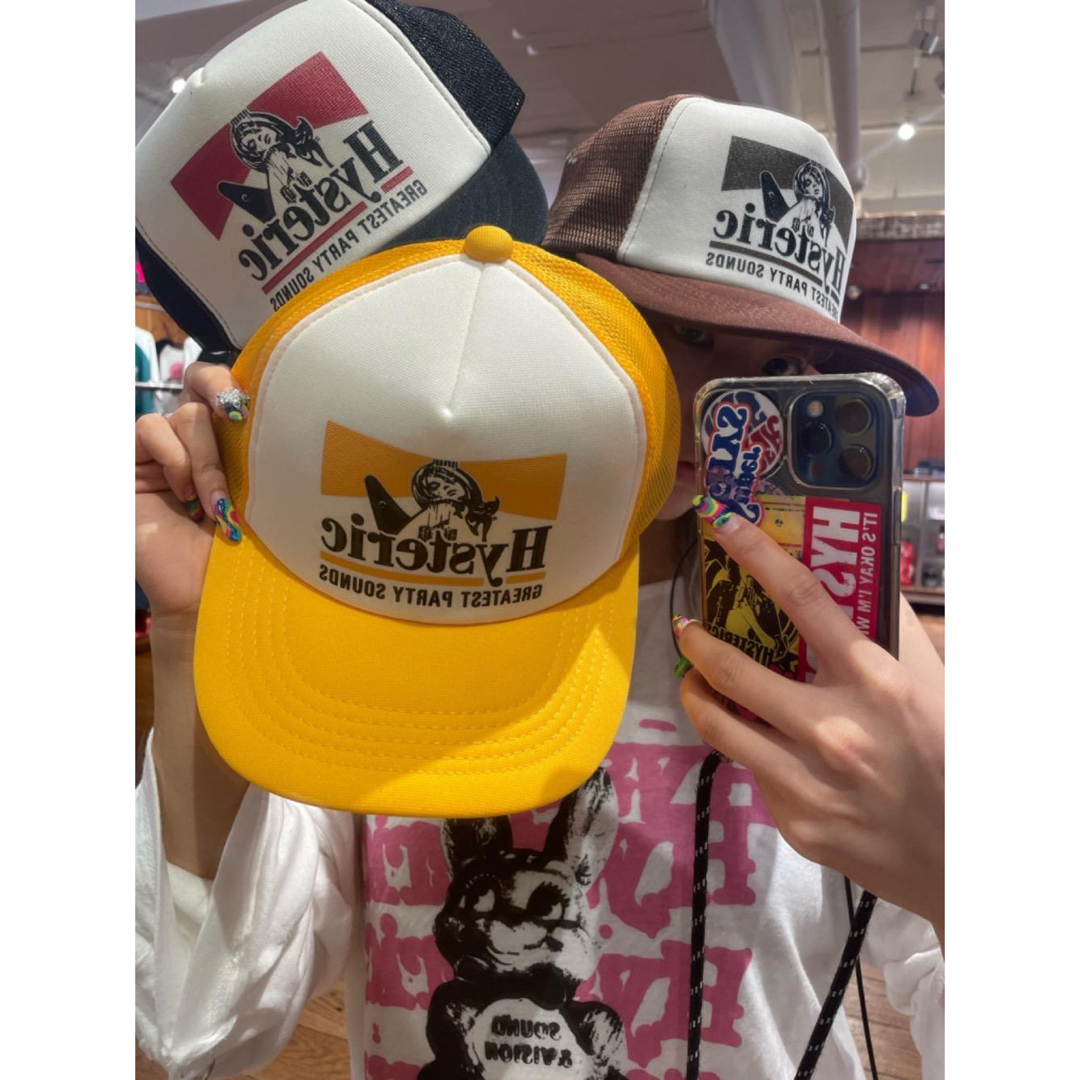 HYSTERIC GLAMOUR - 新作☆HYSTERIC GLAMOUR メッシュキャップ GUITAR
