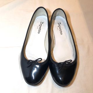 レペット(repetto)のrepetto レペット　パンプス　バレーシューズ　エナメル　24センチ (バレエシューズ)