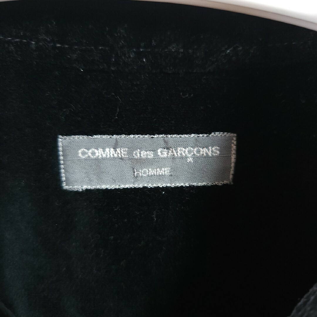 99aw COMME des GARCONS HOMME ステッチベロアシャツ