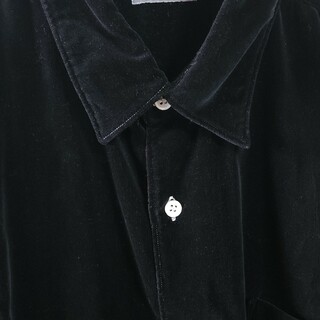 99aw COMME des GARCONS HOMME ステッチベロアシャツ