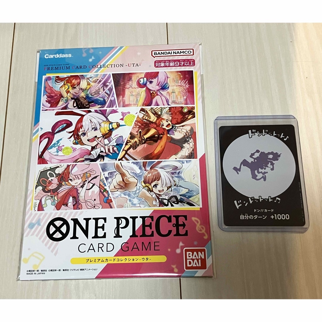 ONE PIECE(ワンピース)のワンピースカード　ウタ　プレミアムカードコレクション　ニカ　ドンカード エンタメ/ホビーのアニメグッズ(カード)の商品写真