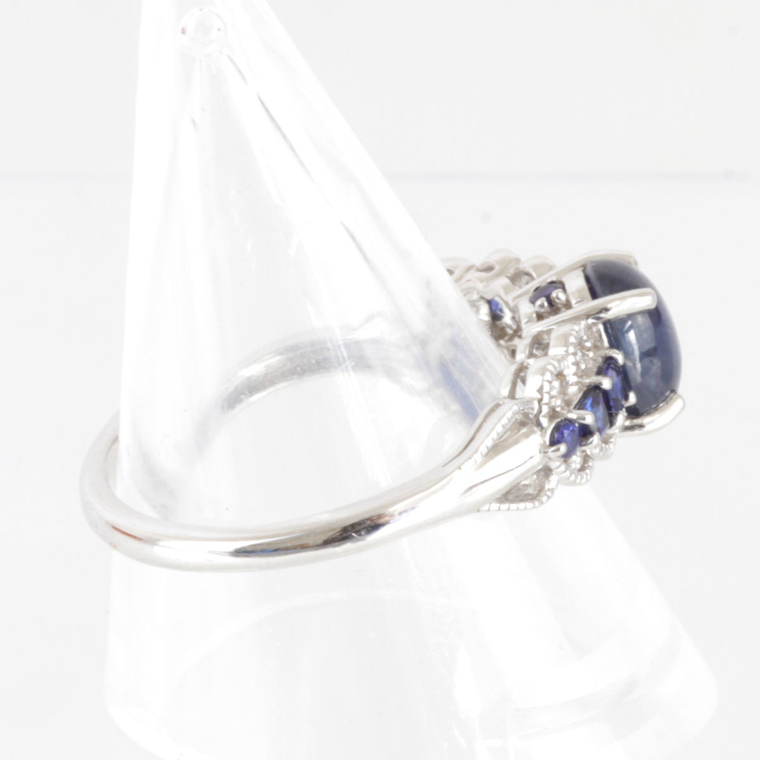 美品『USED』 K18/サファイア  /ダイヤモンド リング・指輪 サファイア 2.00ct 3.6g 18号