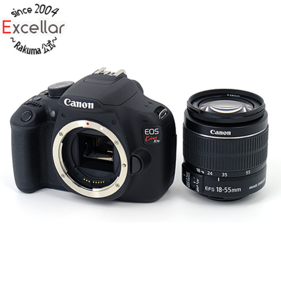 Canon　EOS Kiss X70 EF-S18-55 IS II レンズキット　展示品