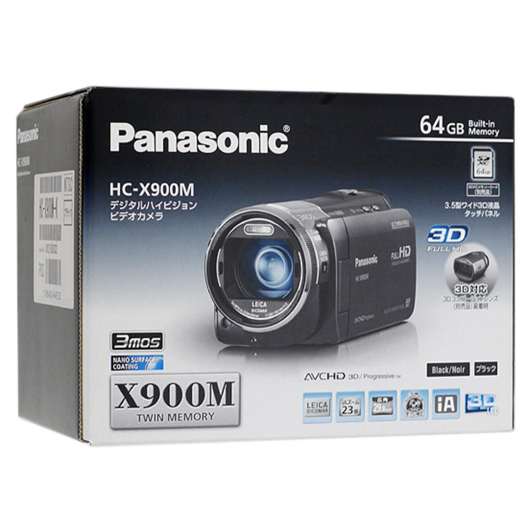 Panasonic　デジタルビデオカメラ HC-X900M-K　展示品