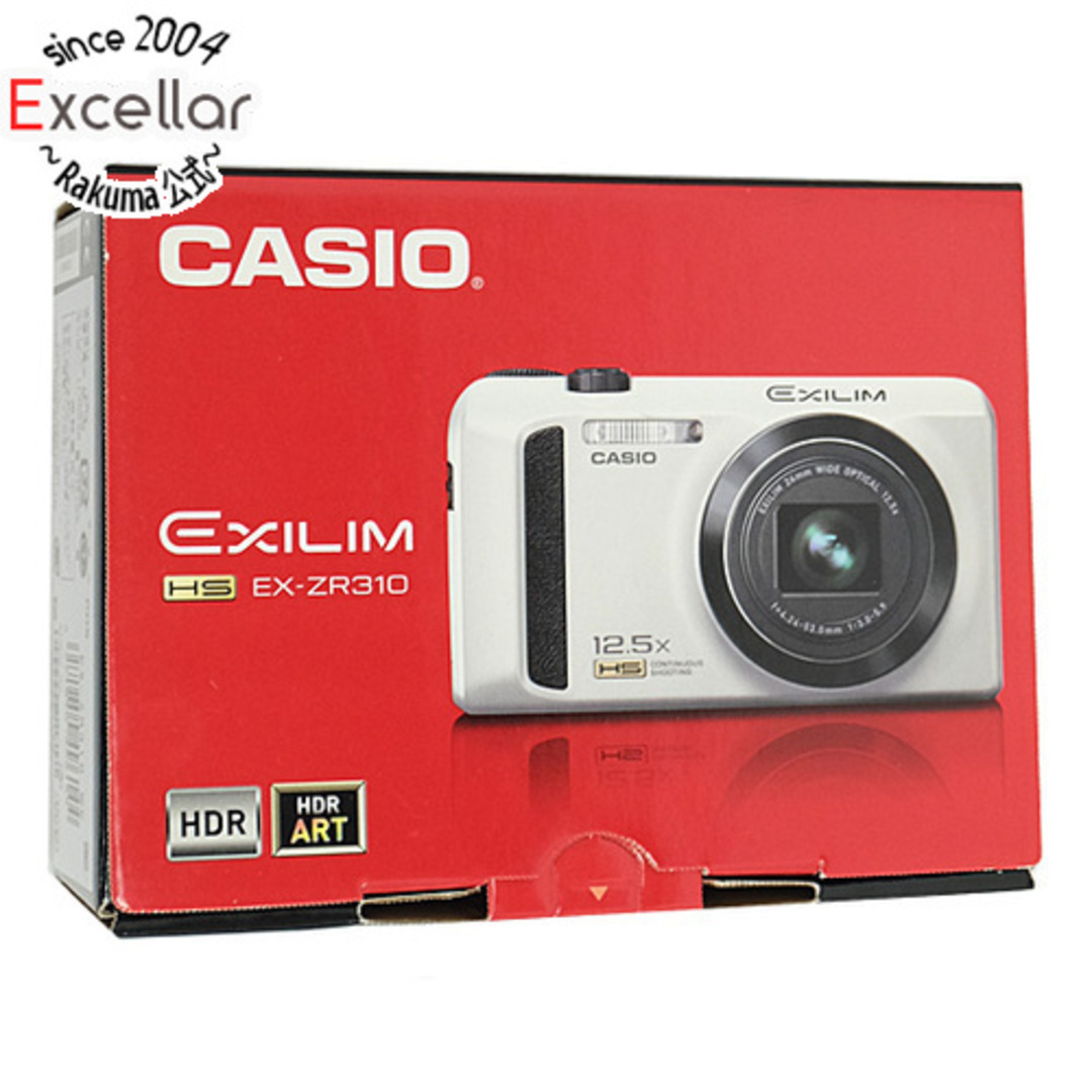 CASIO製　EXILIM EX-ZR310WE　ホワイト　1610万画素　展示品