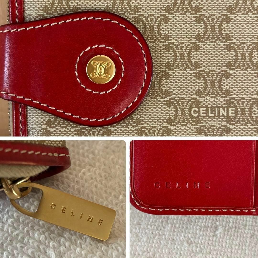 celine - CELINE セリーヌ 折り財布 マカダム コンパクト財布