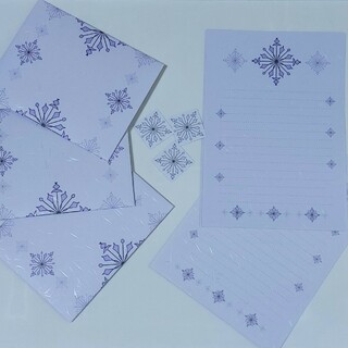 【handmade】紫３１和紙～レターセット～(カード/レター/ラッピング)