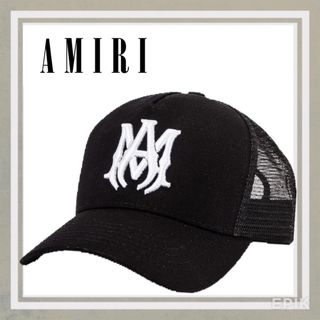 AMIRI アミリ コットンキャンバス トラッカーキャップ メッシュ 帽子