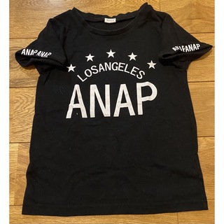 アナップキッズ(ANAP Kids)のANAP 黒Tシャツ(Tシャツ/カットソー)