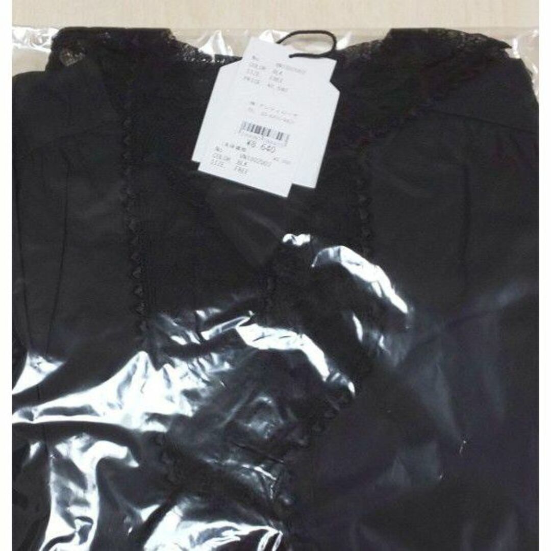 新品/VannieTOKYO/lacy tie blouse/black レディースのトップス(シャツ/ブラウス(長袖/七分))の商品写真