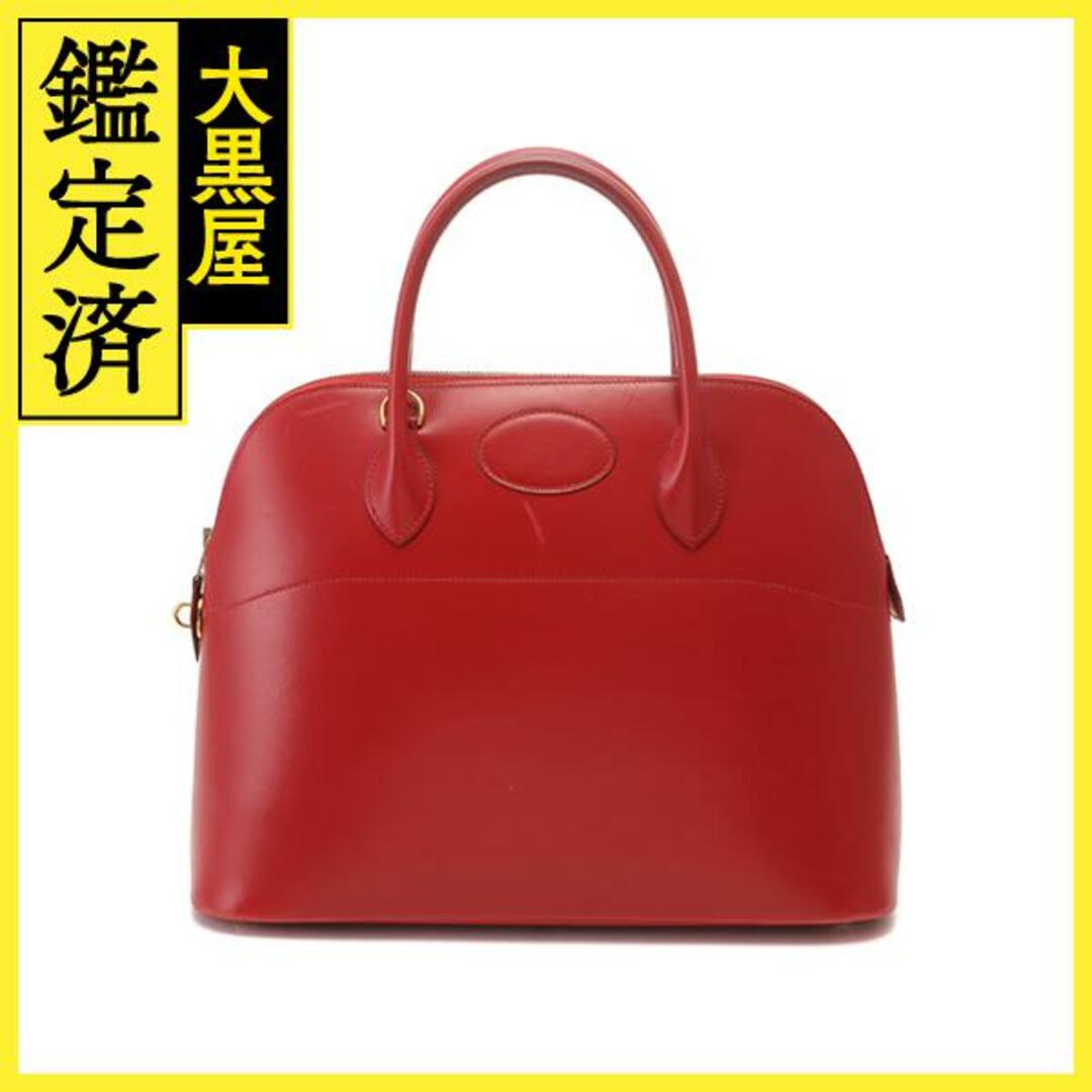 HERMES ボリード37 ルージュヴィフ ○Z刻印【472】レディース