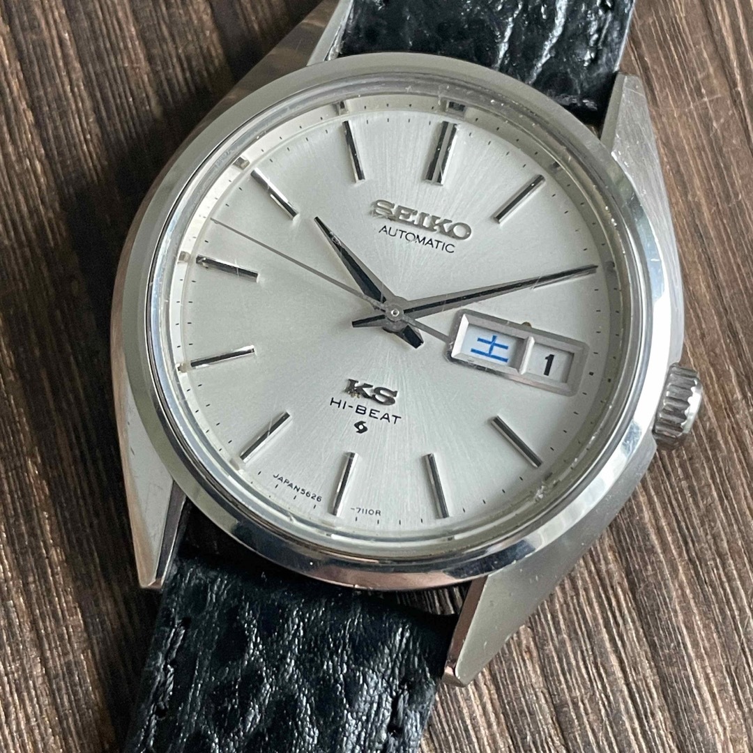 バンドフリーサイズKING SEIKO オートマチック ハイビート 稼働中