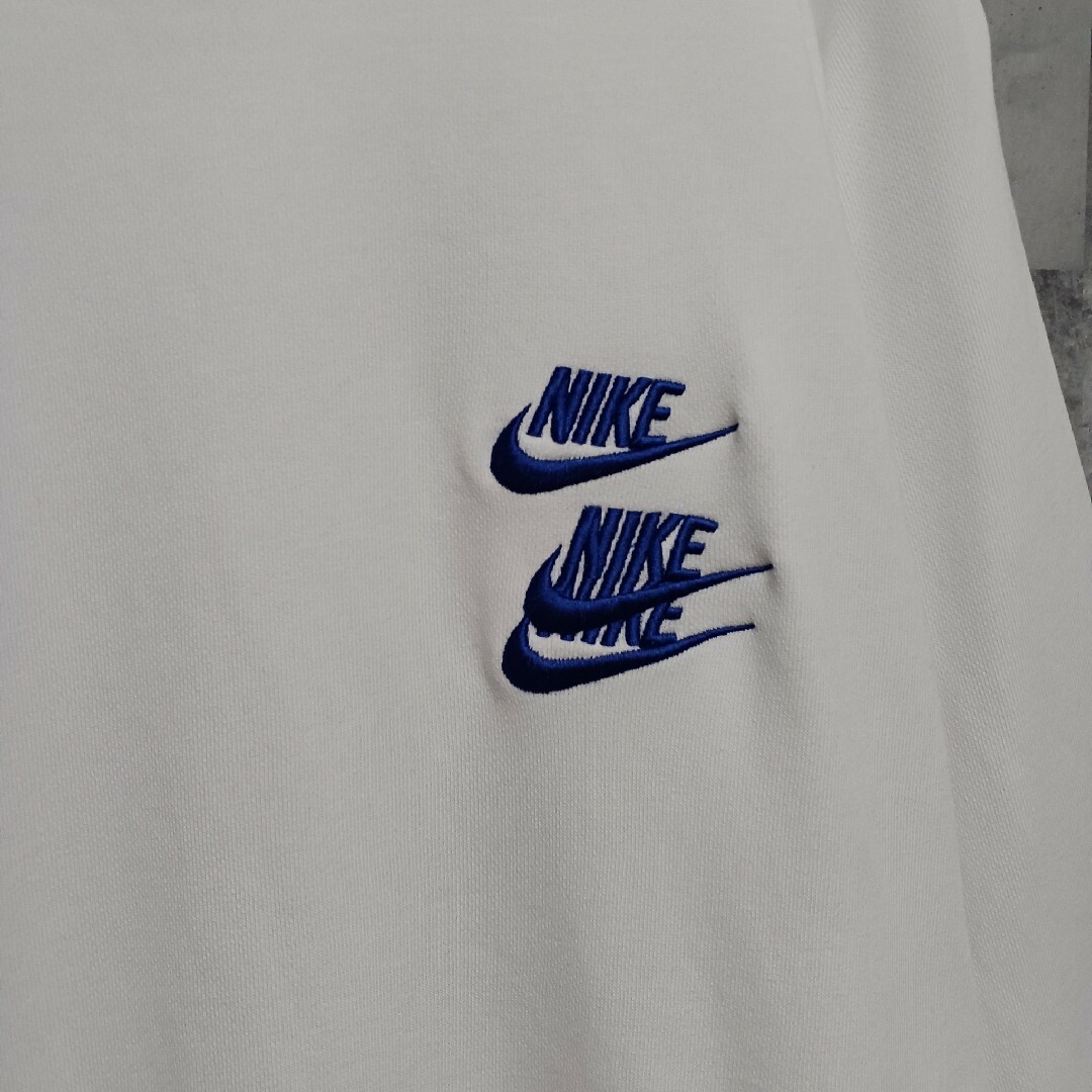 希少サイズ　NIKE ナイキ　刺繍ロゴ　スウェット　スウッシュ　オーバーサイズ