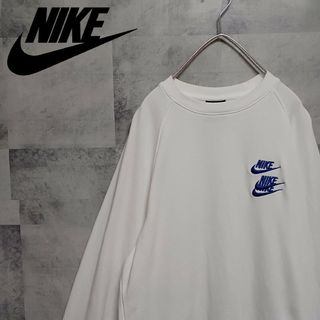 ナイキ(NIKE)の✨希少✨ NIKE ナイキ メンズ トレーナー 連結スウッシュ M 白 五輪(スウェット)