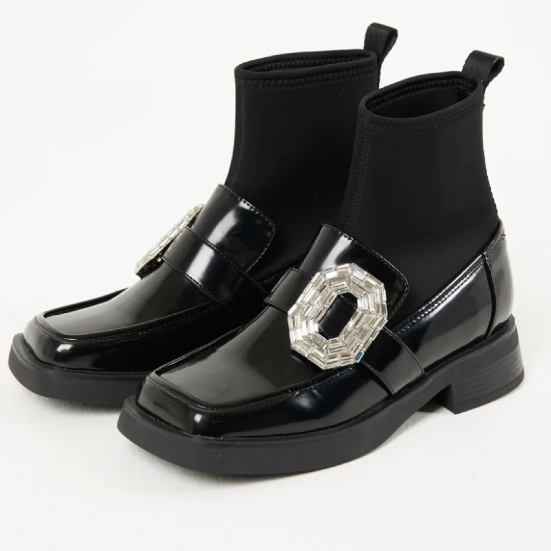 Square Toe Loafer Boots herlipto