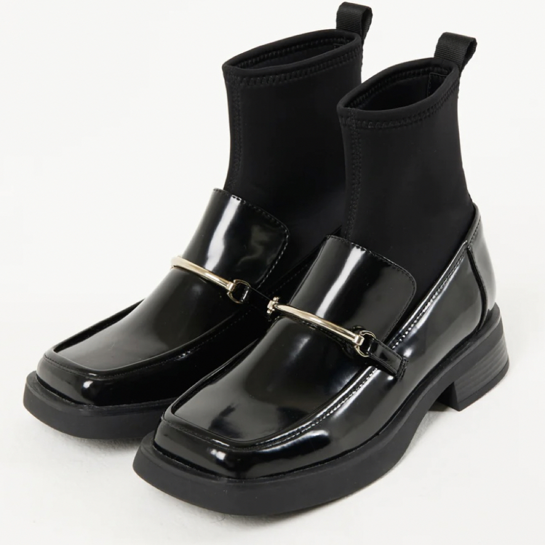 Square Toe Loafer Boots herliptoの通販 by ラビ☆Select｜ラクマ