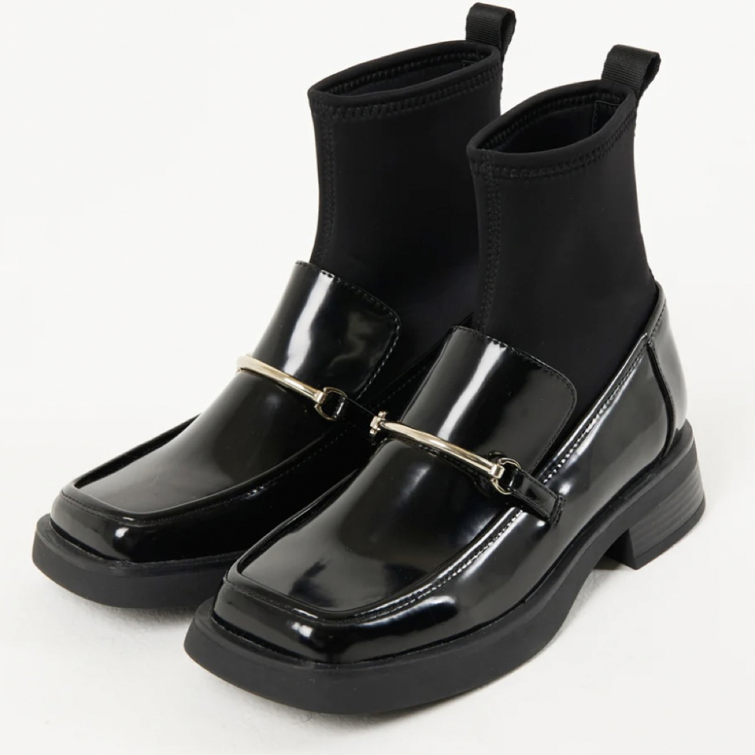 Square Toe Loafer Boots herlipto レディースの靴/シューズ(ブーツ)の商品写真