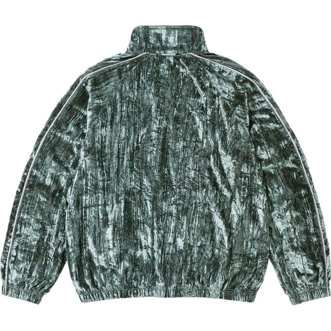 Supreme(シュプリーム)のM 青 Supreme Crushed Velvet Track Jacket メンズのジャケット/アウター(ブルゾン)の商品写真