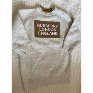 バーバリー(BURBERRY)のBurberry スウェット　トレーナー　ワンピース　92(ワンピース)