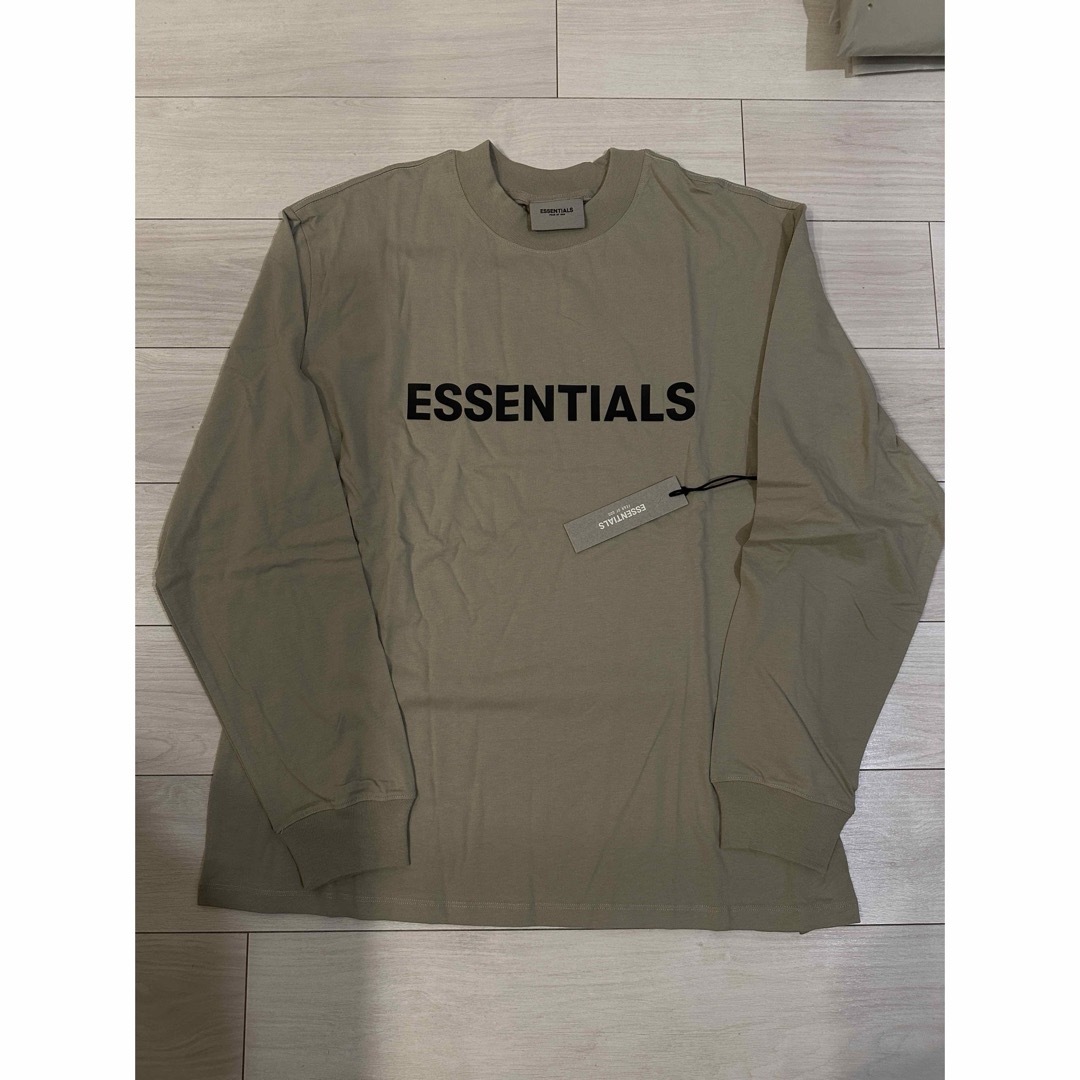 FEAR OF GOD - ESSENTIALS Tシャツ ロンT フロントロゴ エッセンシャル