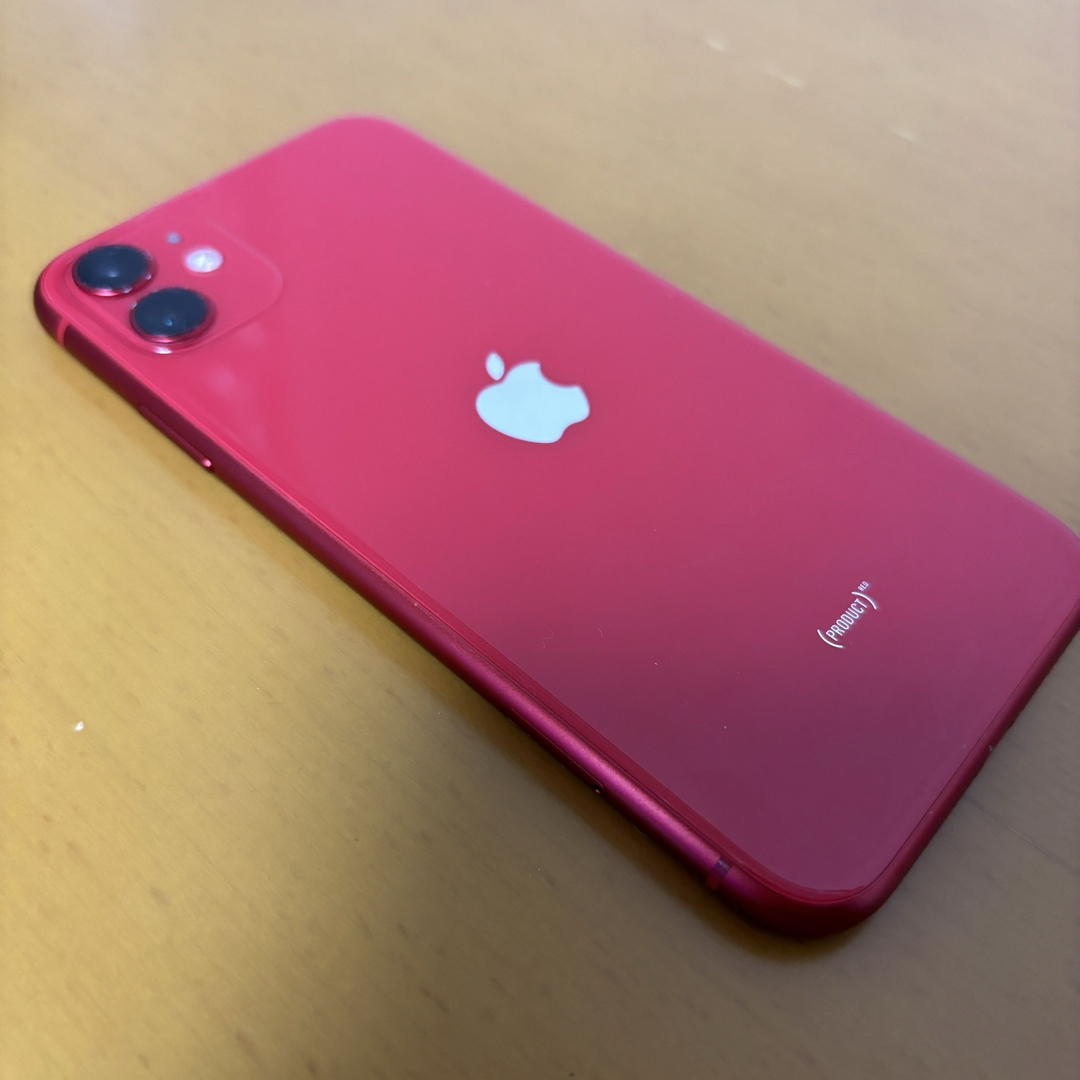 iPhone - iPhone 11 (PRODUCT)RED 128 GB SIMフリーの通販 by J-shop