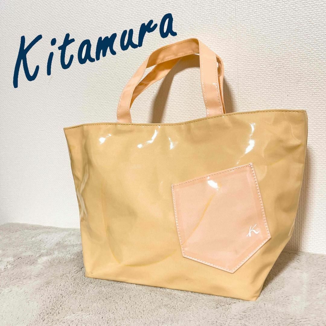 Kitamura   レアKitamura キタムラハンドバッグトートバッグベージュ