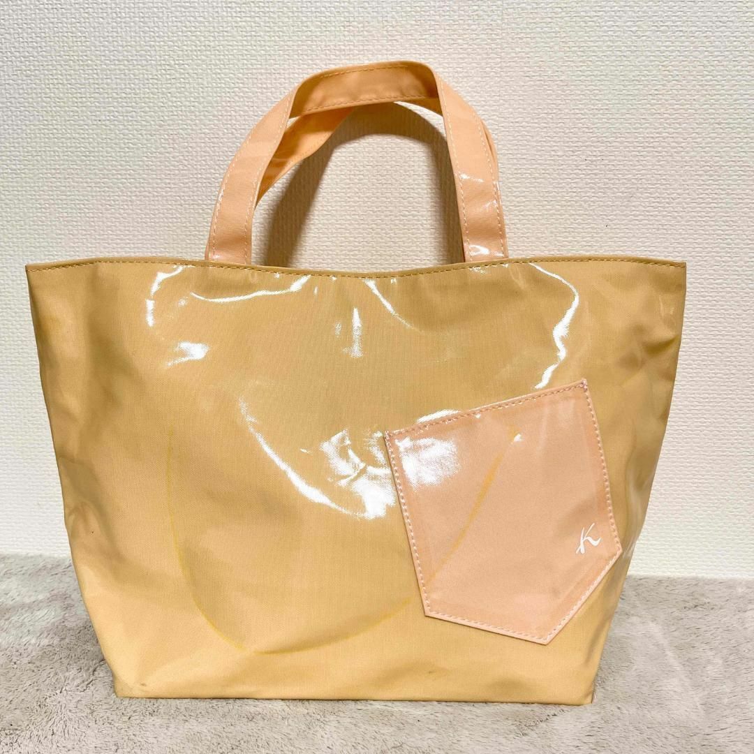 レア✨Kitamura キタムラハンドバッグトートバッグベージュ-