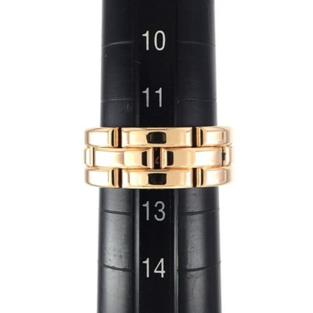 Cartier(カルティエ)のカルティエ Cartier リング マイヨン パンテール 3連 3ロウ チェーン K18PG 12号 / #53 【中古】 レディースのアクセサリー(リング(指輪))の商品写真