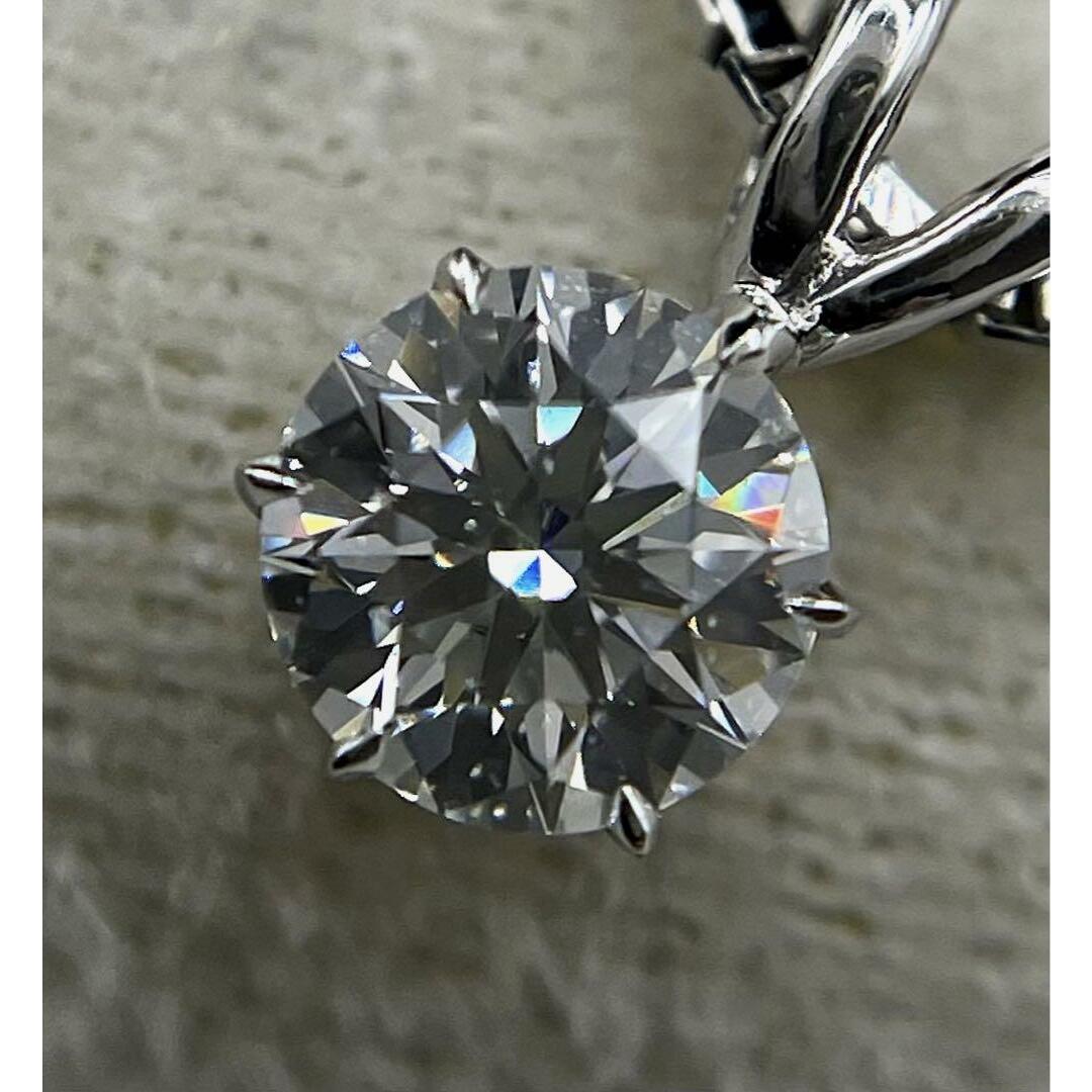 JQ319☆最高級 ダイヤモンド0.341ct プラチナ ネックレス 鑑定付の通販