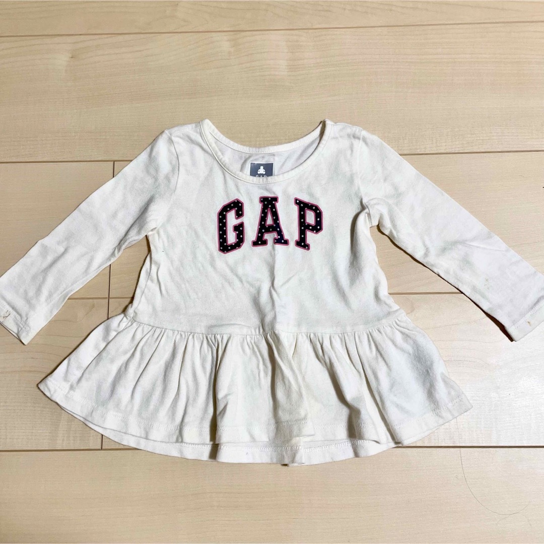 babyGAP(ベビーギャップ)のBaby gap トップス ロンT セット long sleeve girls キッズ/ベビー/マタニティのベビー服(~85cm)(シャツ/カットソー)の商品写真