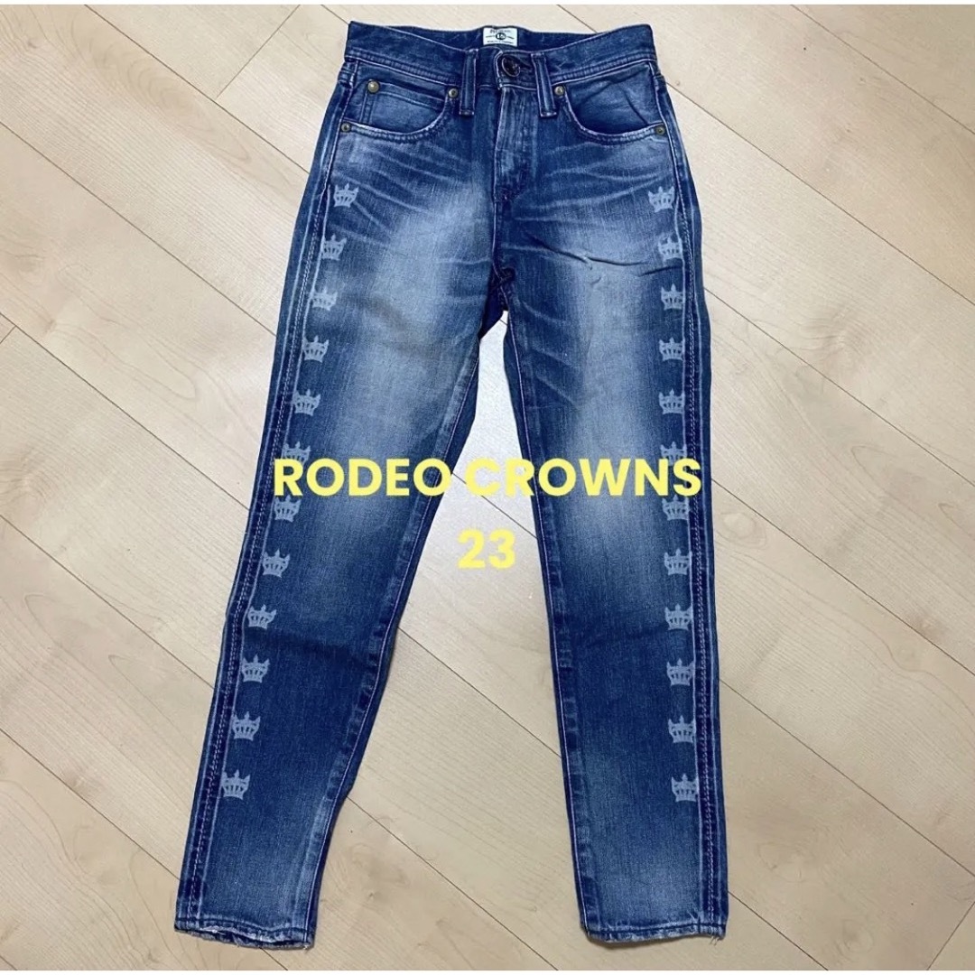 RODEO CROWNS(ロデオクラウンズ)のRODEO CROWNS♡サイド冠 デニム レディースのパンツ(デニム/ジーンズ)の商品写真