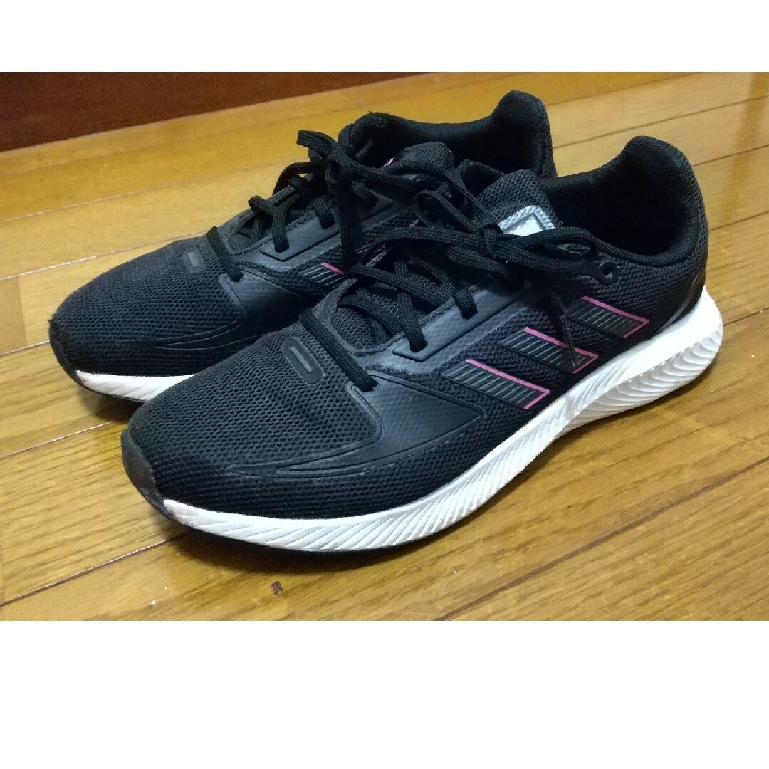 adidas(アディダス)のアディダススニーカー キッズ レディース 23.5㎝ ランファルコン 2.0 キッズ/ベビー/マタニティのキッズ靴/シューズ(15cm~)(スニーカー)の商品写真