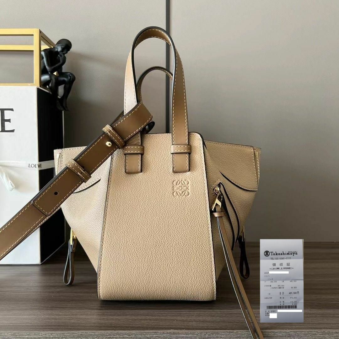 LOEWE - 人気モデル LOEWE ハンモックバッグ コンパクト 新品 正规品の