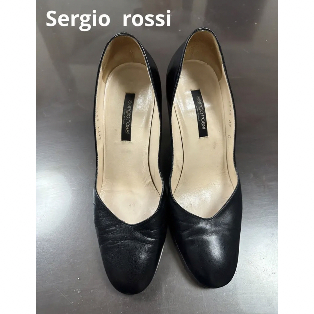 【sergio rossi】　黒　23.5  即購入可◎