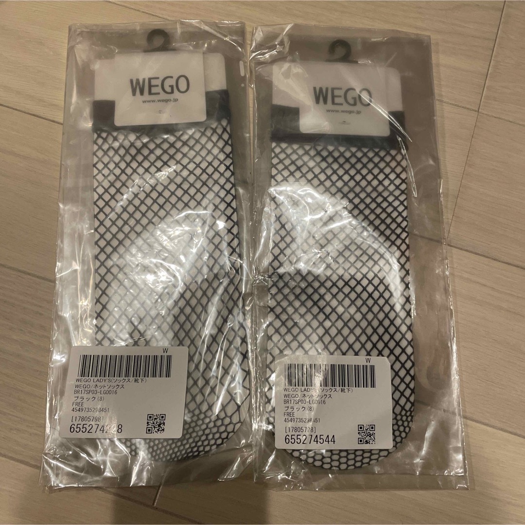 WEGO(ウィゴー)のWEGO 靴下　ネットソックス　まとめ売り　23〜25cm レディースのレッグウェア(ソックス)の商品写真