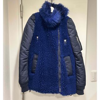 サカイ(sacai)のsacai ボアブルゾン(ブルゾン)