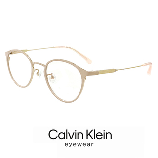 カルバンクライン(Calvin Klein)の【新品】 カルバンクライン メガネ ck23121lb-601 calvin klein 眼鏡 ユニセックス モデル メンズ レディース めがね チタン メタル フレーム ボストン型(サングラス/メガネ)