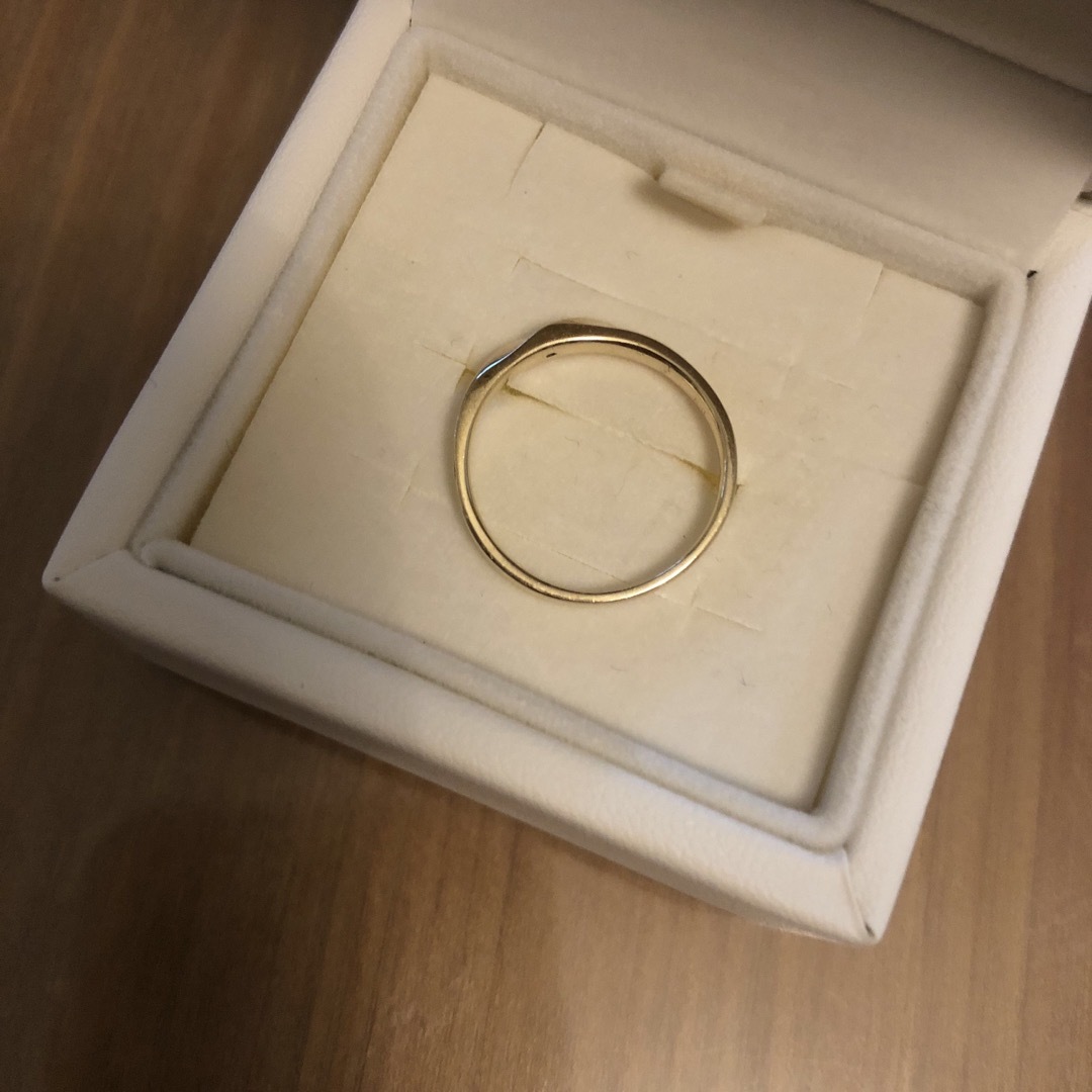 4℃(ヨンドシー)の美品 k10 YG ダイヤ リング 10号 ✨　イエローゴールド  指輪 レディースのアクセサリー(リング(指輪))の商品写真