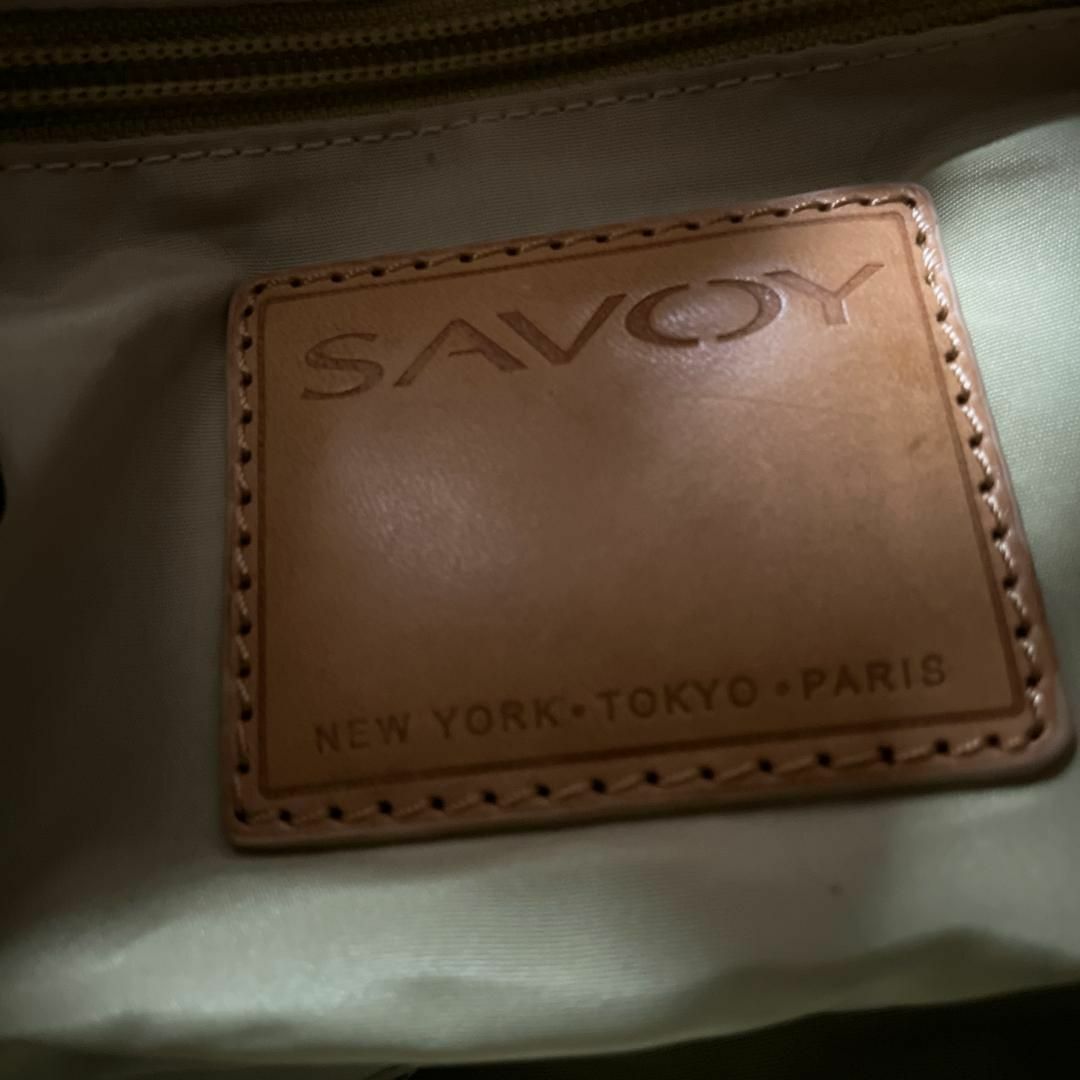 美品✨SAVOY/サボイハンドバッグトートバッグブラック黒