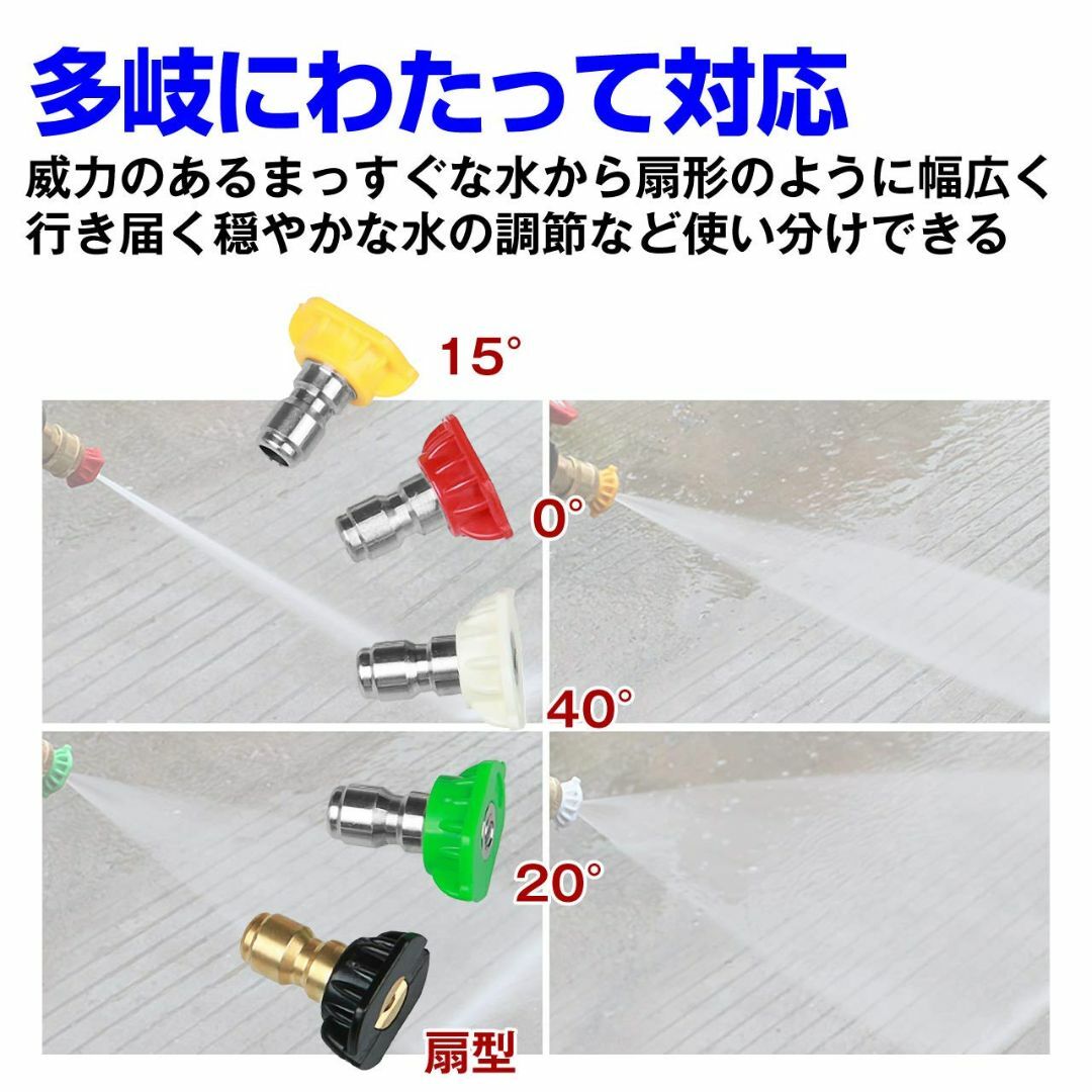 HAMILO 洗浄ガン アダプター付属 高圧洗浄 ワッシャー 水調節 車 アクセ