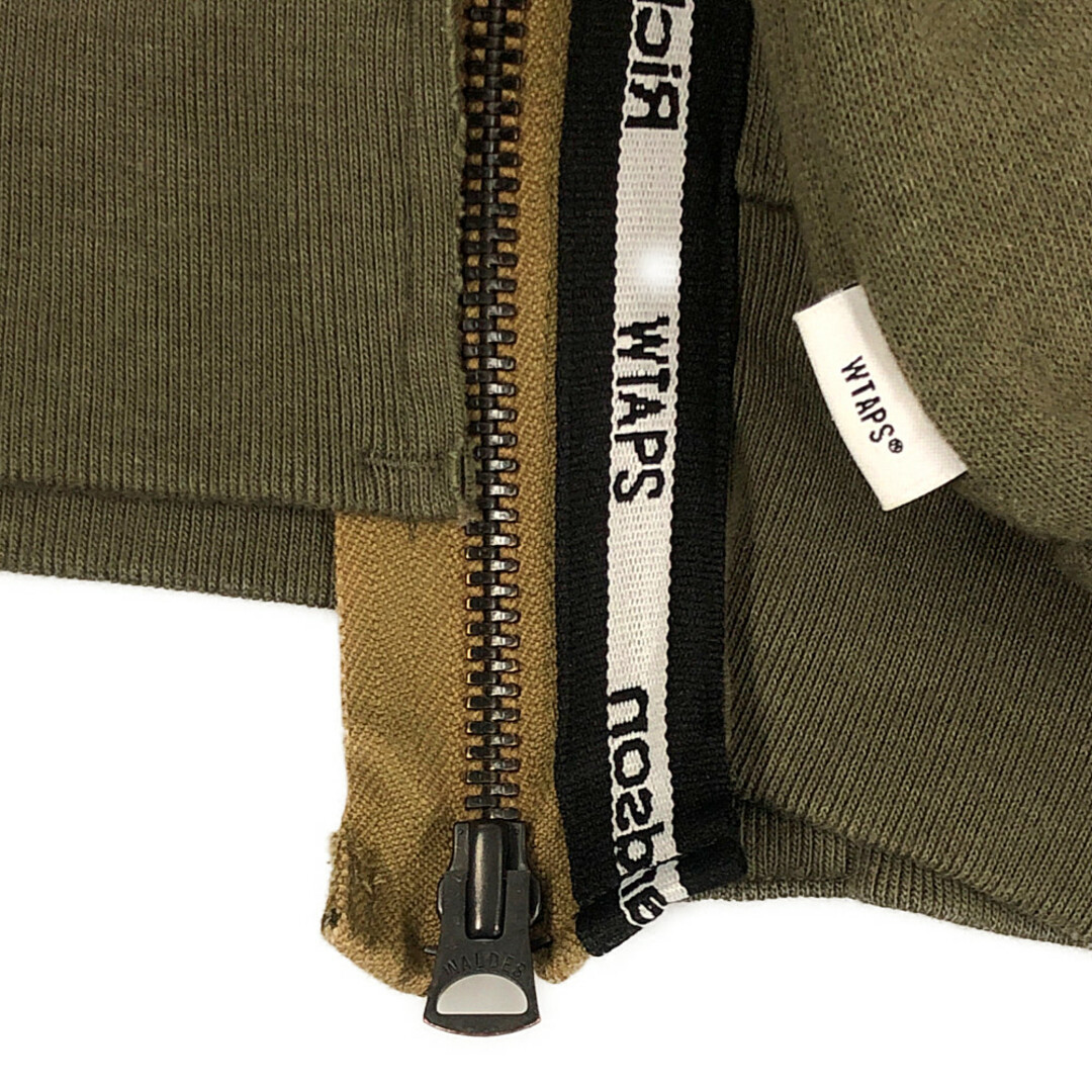 WTAPS ダブルタップス 20AW BIZZ HOODED/COPO RICHARDSON リチャードソン スウェットパーカー カーキ サイズ4 正規品 / 25211B