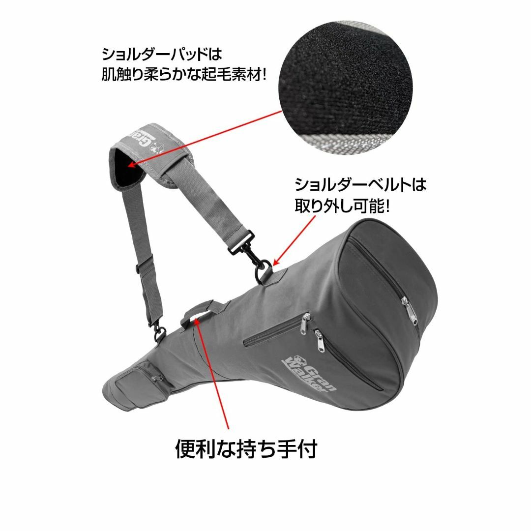 【色: ネイビー】ゴルフ クラブ ケース 練習用 レディース メンズ グランウォ