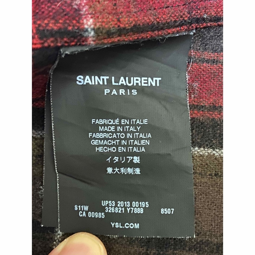 Saint Laurent(サンローラン)のSaint Laurent サンローラン   13aw チェックシャツ メンズのトップス(シャツ)の商品写真