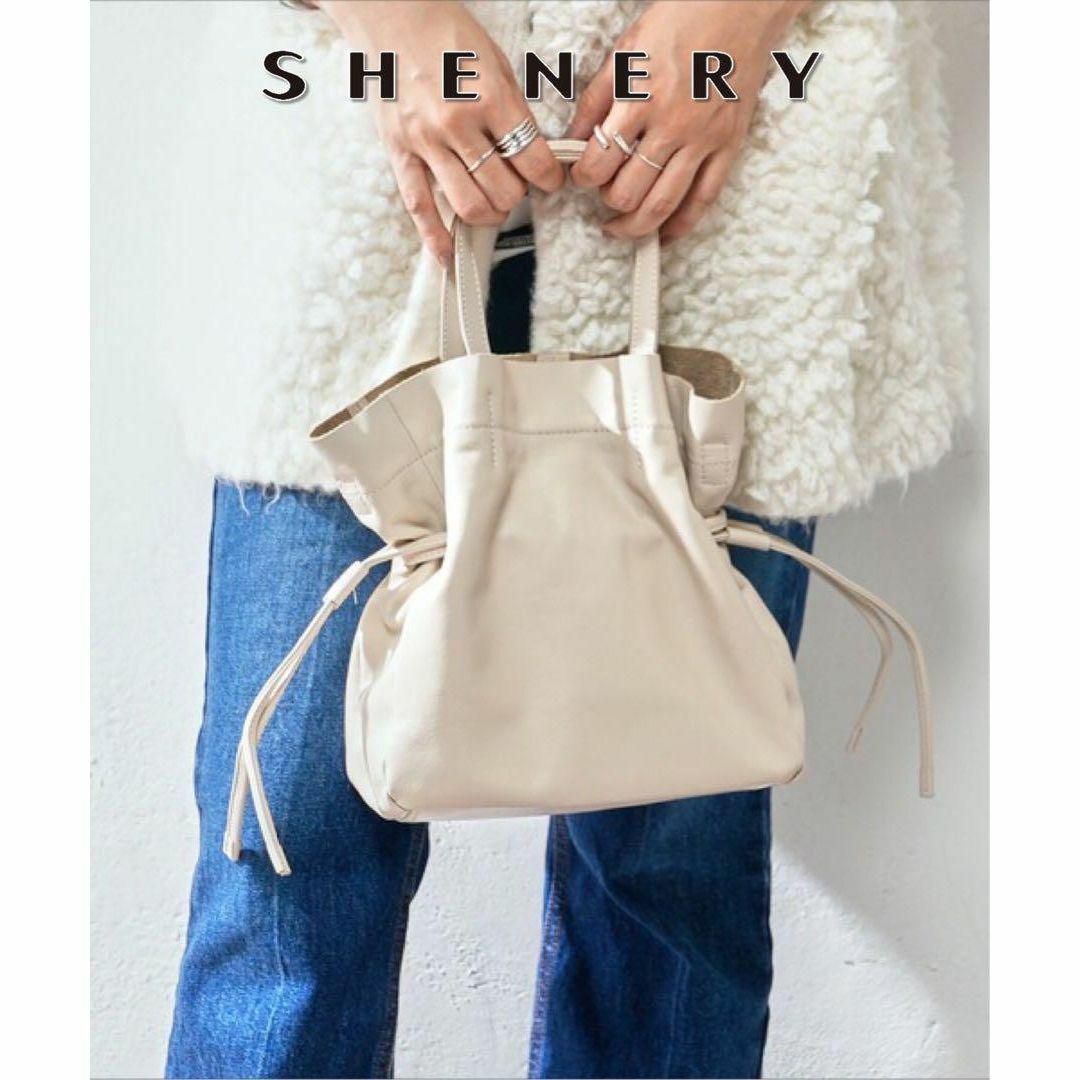 【送料無料】SHENERY シーナリー レザー巾着ショルダーバッグ 2way | フリマアプリ ラクマ