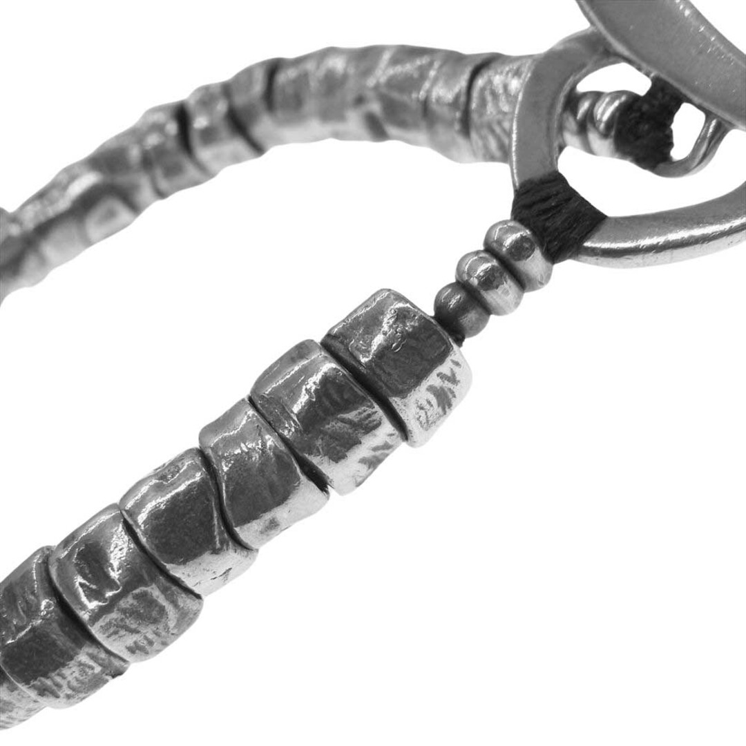 JILL PLATNER ジルプラットナー ブレスレット Abacus Bracelet アバクス 槌目加工 スターリングシルバービーズ ブレスレット シルバー系【中古】 メンズのアクセサリー(ブレスレット)の商品写真