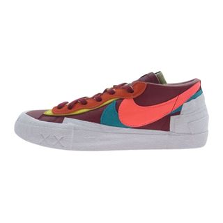 ナイキ(NIKE)のNIKE ナイキ スニーカー DM7901-600 × Sacai サカイ × KAWS カウズ Blazer Low Team Red ブレーザー ロー チームレッド スニーカー ワインレッド系 26.5cm【新古品】【未使用】【中古】(スニーカー)