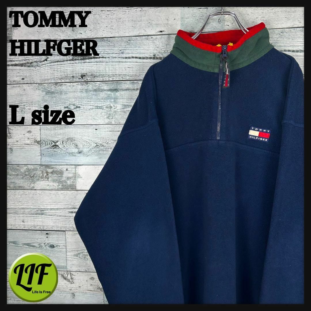 TOMMY HILFIGER - 【希少‼︎】トミーヒルフィガー 刺繍ロゴ 襟色切替 ...